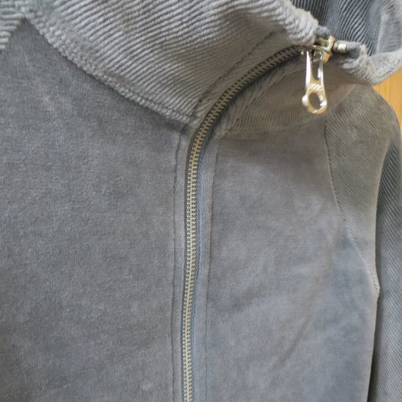 NWT Wild Fable Zip Grey Sweatshirt Size Medium - TARGET Brand - Picture 4 of 10